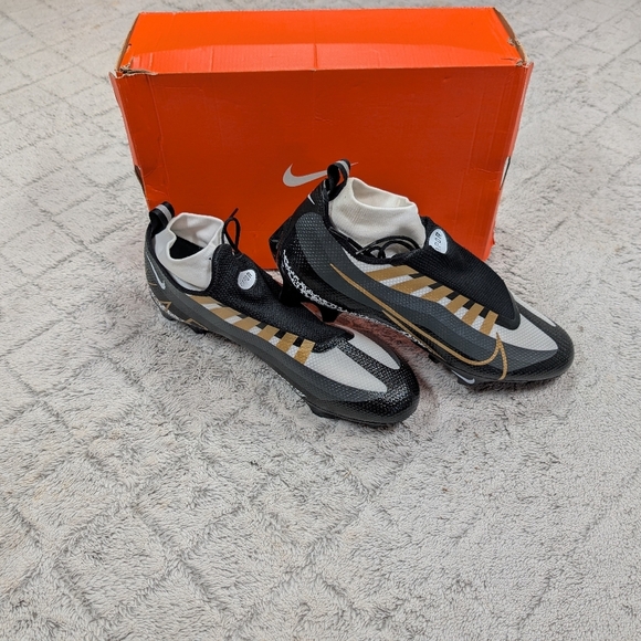 Nike Vapor Edge Pro 360 Football Cleats Black Gold White Size 14 DQ3670-002 main image 7